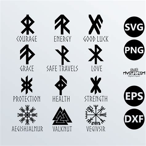 Exploring different variations of the strength rune logo design